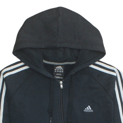Mens UK Size L adidas Black Full Zip Hoodie