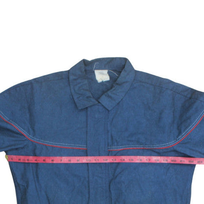 Mens UK Size 46 GUEMENE CONFECTION Blue Basic Jacket