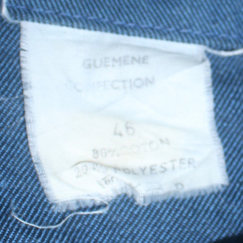 Mens UK Size 46 GUEMENE CONFECTION Blue Basic Jacket