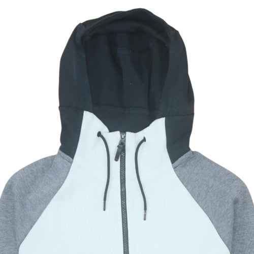 Mens UK Size L Nike Grey 1/2 Zip Hoodie