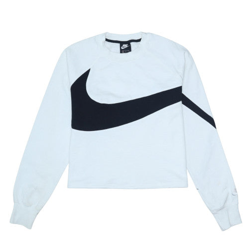 Womens UK Size M Nike White Pullover Sweatshirt