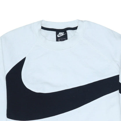 Womens UK Size M Nike White Pullover Sweatshirt