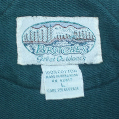 Mens UK Size L Britches Great Outdoors 100% Cotton Polo Shirt