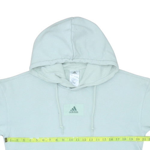 Womens UK Size XS adidas Blue Pullover Hoodie