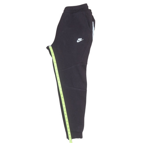 Mens UK Size M Nike Regular Fit Jogger Black Trousers