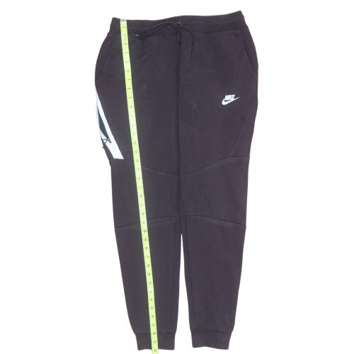Mens UK Size M Nike Regular Fit Jogger Black Trousers