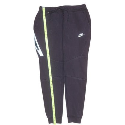 Mens UK Size M Nike Regular Fit Jogger Black Trousers