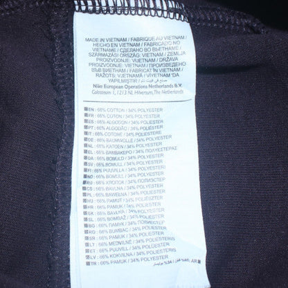 Mens UK Size M Nike Regular Fit Jogger Black Trousers