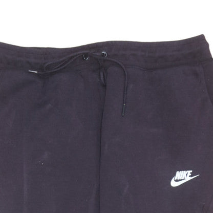 Mens UK Size M Nike Regular Fit Jogger Black Trousers