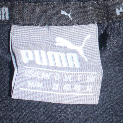 Womens UK Size 12 PUMA Black Full Zip Hoodie