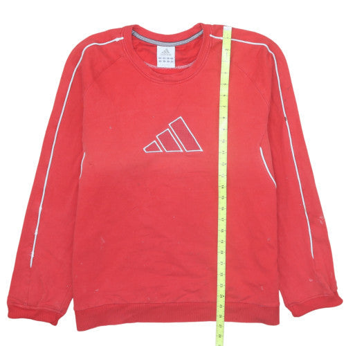 Mens UK Size XL adidas Red Pullover Sweatshirt
