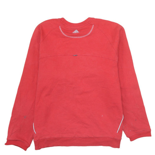 Mens UK Size XL adidas Red Pullover Sweatshirt