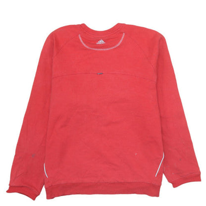 Mens UK Size XL adidas Red Pullover Sweatshirt