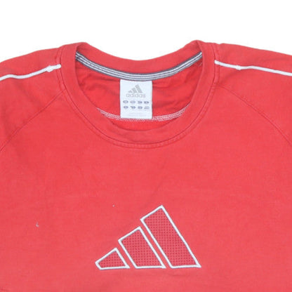 Mens UK Size XL adidas Red Pullover Sweatshirt