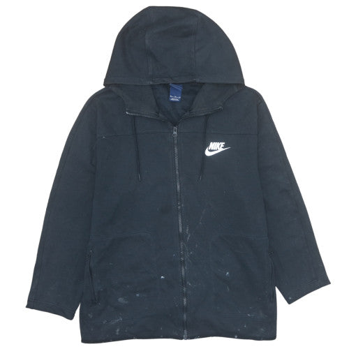 Mens UK Size XL Nike Black Full Zip Hoodie