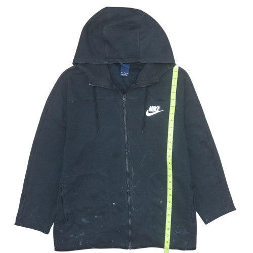 Mens UK Size XL Nike Black Full Zip Hoodie