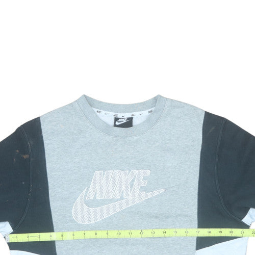 Mens UK Size S Nike Grey Pullover Sweatshirt
