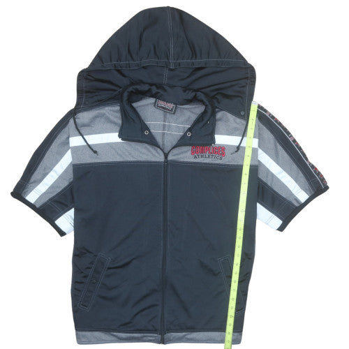 Mens UK Size L Complices Athletics Black Full Zip Hoodie
