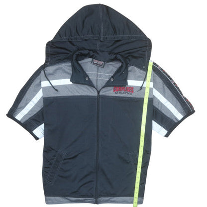 Mens UK Size L Complices Athletics Black Full Zip Hoodie