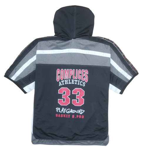 Mens UK Size L Complices Athletics Black Full Zip Hoodie