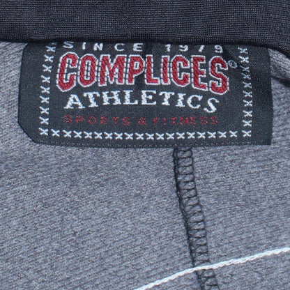 Mens UK Size L Complices Athletics Black Full Zip Hoodie