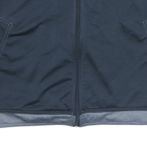 Mens UK Size L Complices Athletics Black Full Zip Hoodie