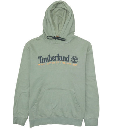 Mens UK Size L Timberland Green Pullover Hoodie