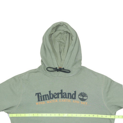 Mens UK Size L Timberland Green Pullover Hoodie