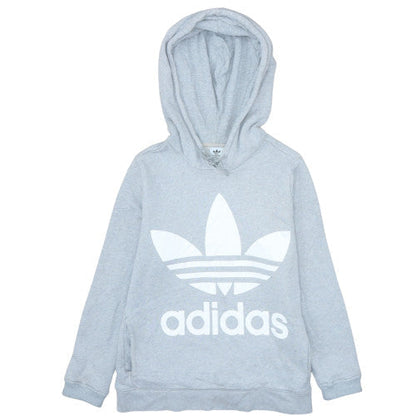Womens UK Size 12 adidas Grey Pullover Hoodie