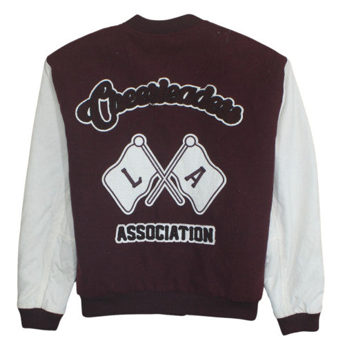 Womens UK Size S Pull&Bear Brown Varsity Jacket