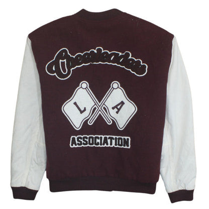 Womens UK Size S Pull&Bear Brown Varsity Jacket
