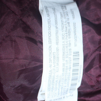 Womens UK Size S Pull&Bear Brown Varsity Jacket