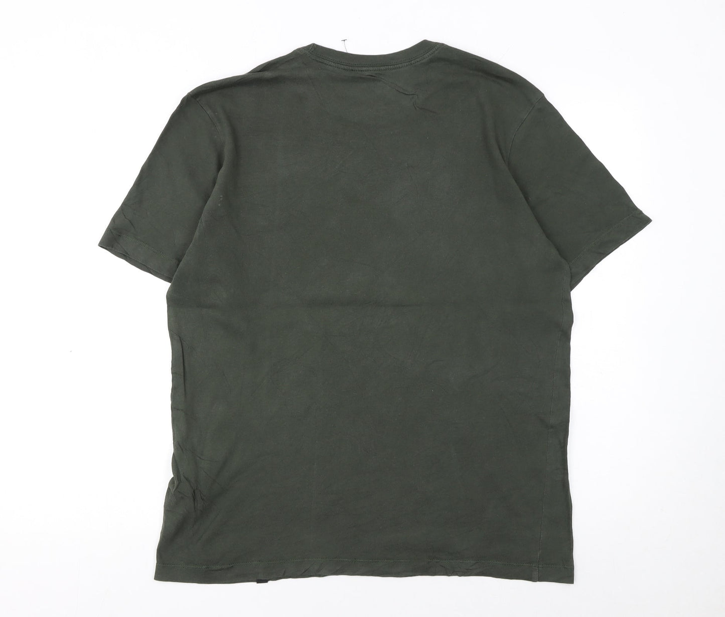 Nike Men’s Green Portugal Graphic Sports T-Shirt Size M