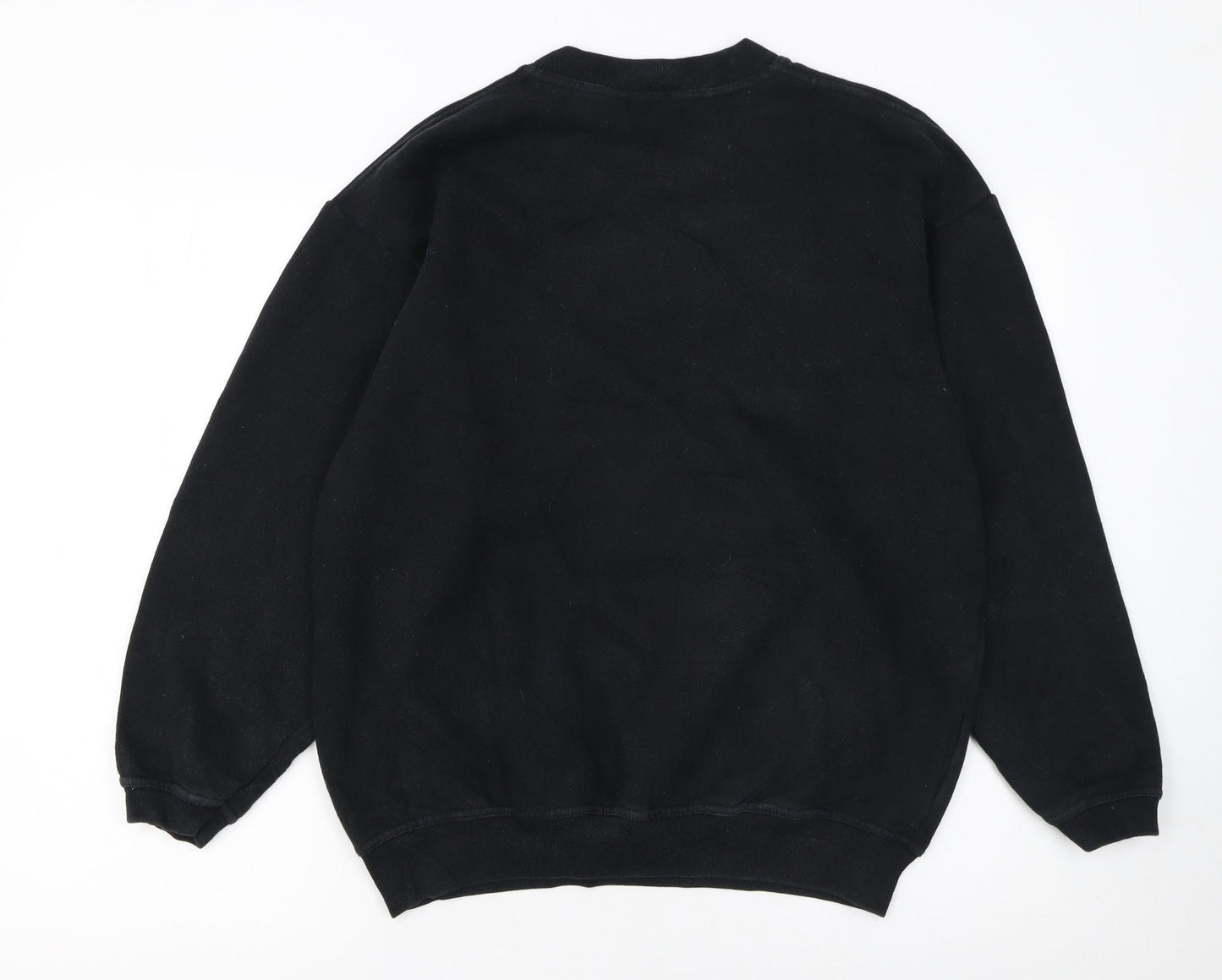 Womens UK Size M JT's Classic Black Pullover Sweatshirt