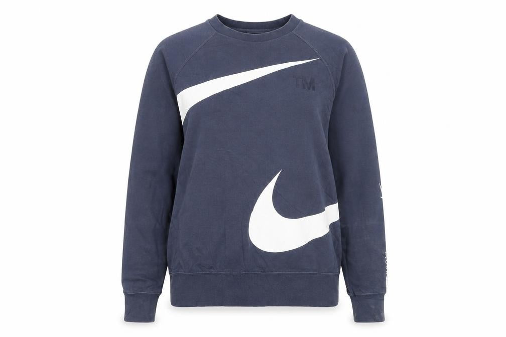 Womens UK Size M Nike Blue Pullover Sweatshirt
