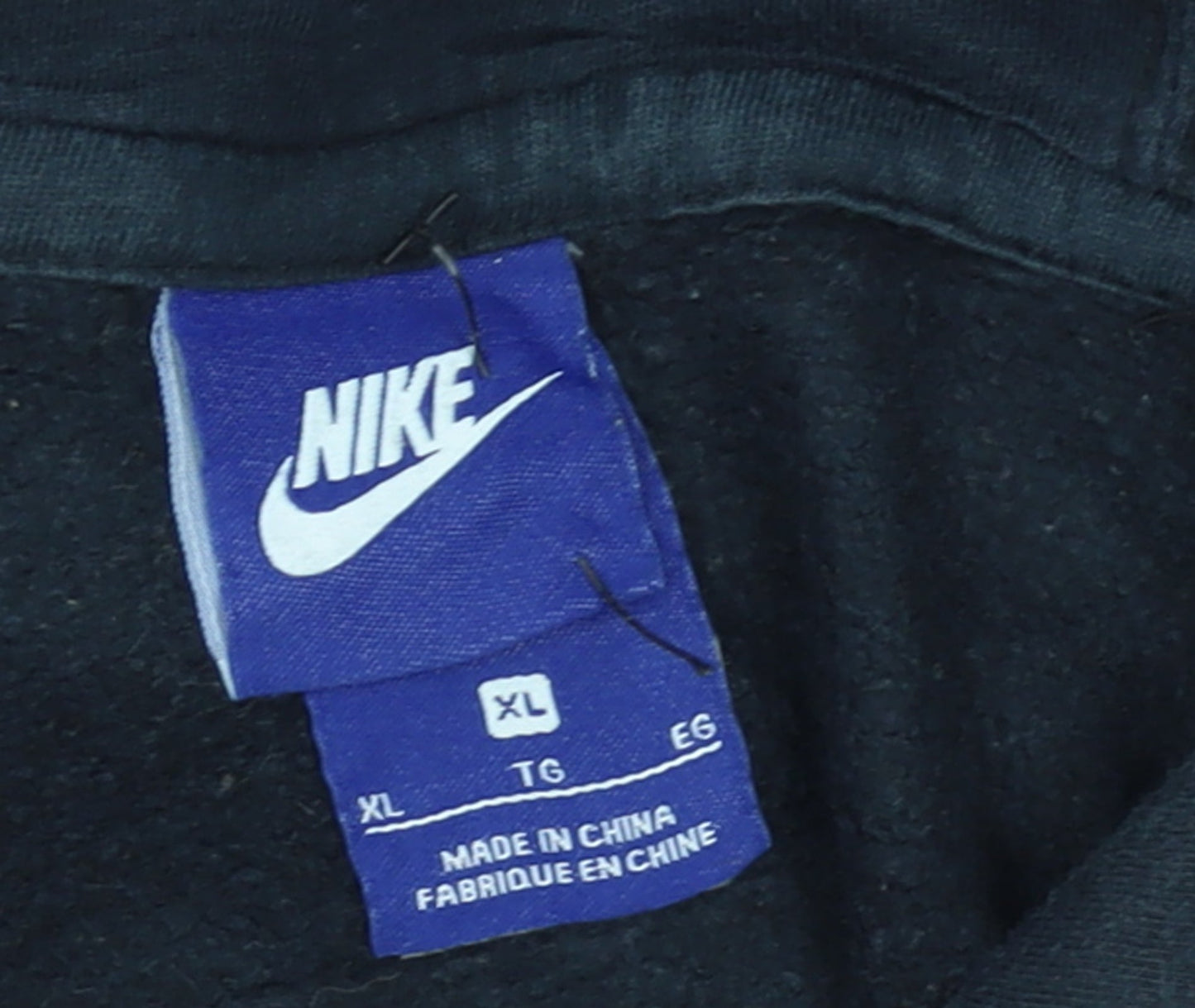 Mens UK Size XL Nike Black Pullover Hoodie