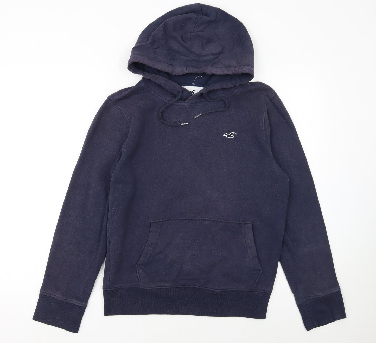 Womens UK Size XS Hollister Blue Pullover Hoodie