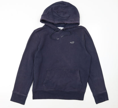 Womens UK Size XS Hollister Blue Pullover Hoodie