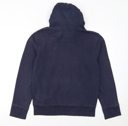 Womens UK Size XS Hollister Blue Pullover Hoodie