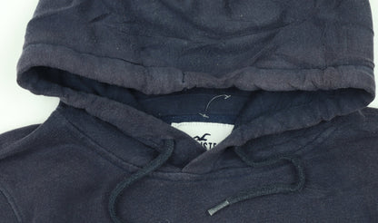 Womens UK Size XS Hollister Blue Pullover Hoodie