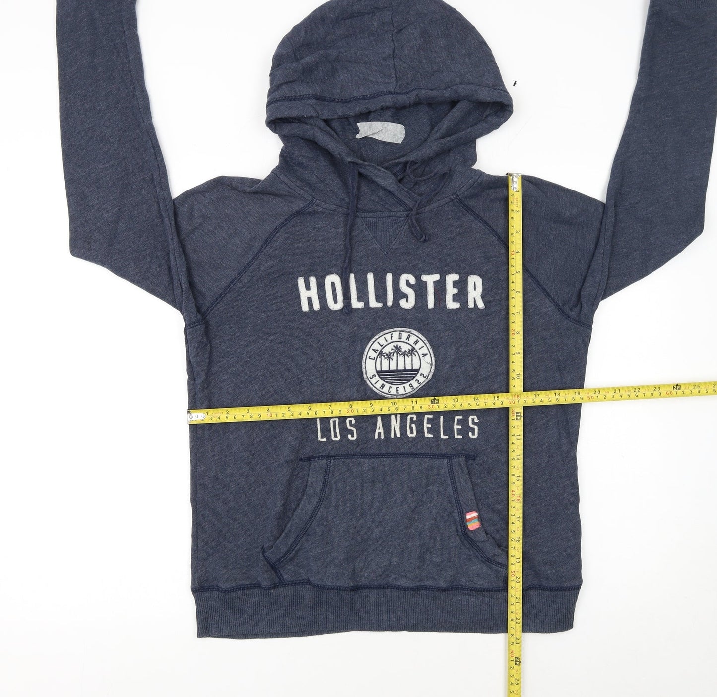 Womens UK Size L Hollister Blue Pullover Hoodie