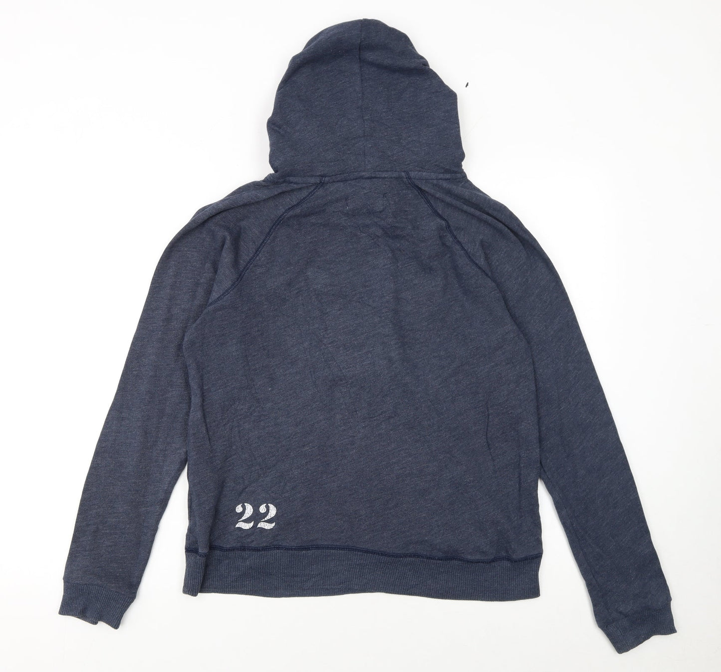 Womens UK Size L Hollister Blue Pullover Hoodie
