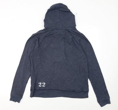 Womens UK Size L Hollister Blue Pullover Hoodie