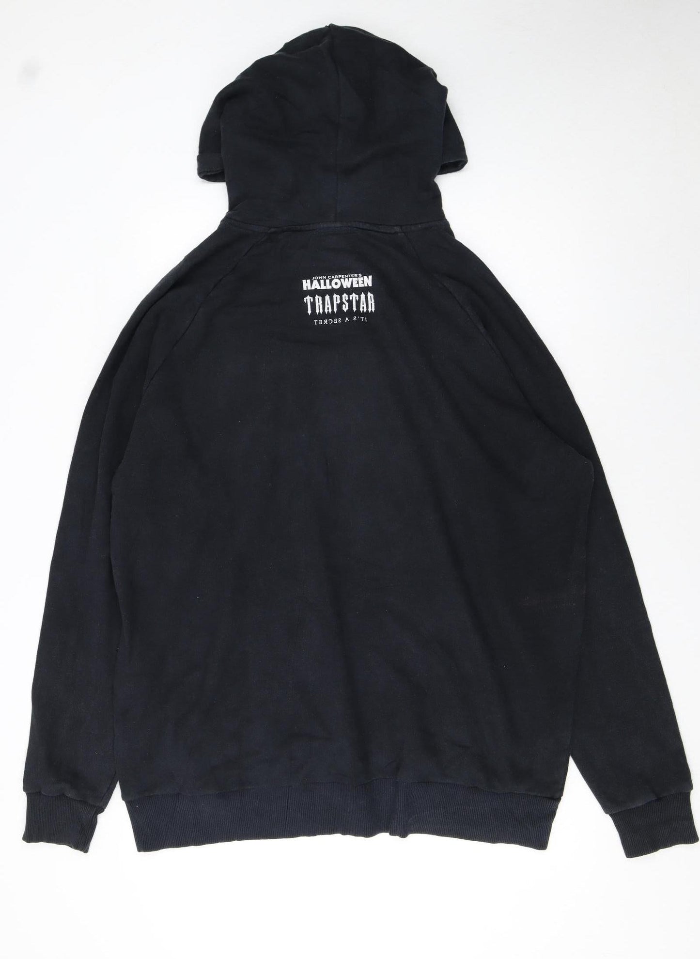 Mens UK Size 2XL Trapstar Black Pullover Hoodie