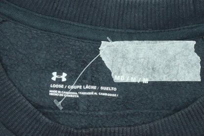 Mens UK Size M Under armour Black Pullover Sweatshirt