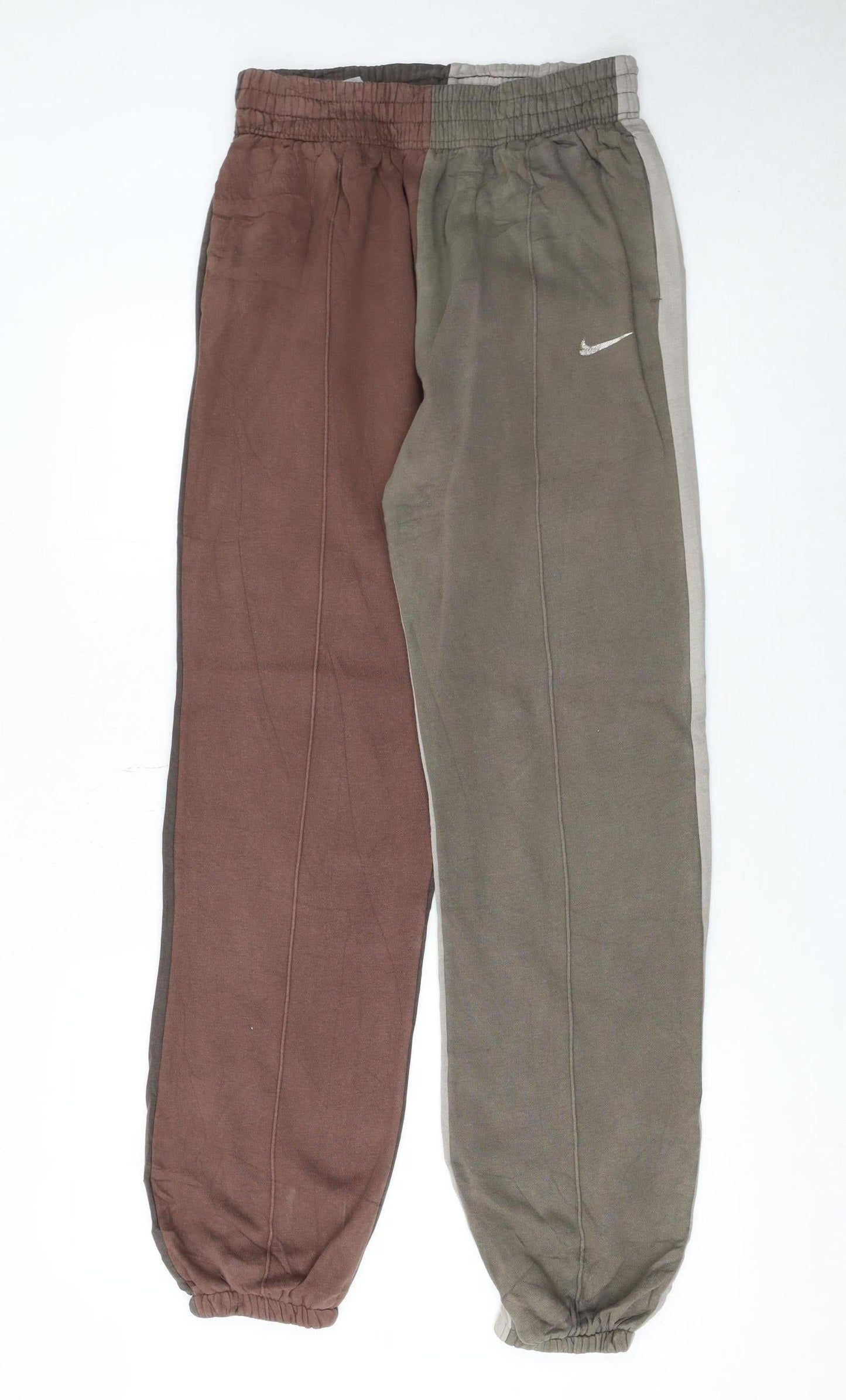 Womens UK Size S Nike Regular Fit Jogger Multicoloured Trousers