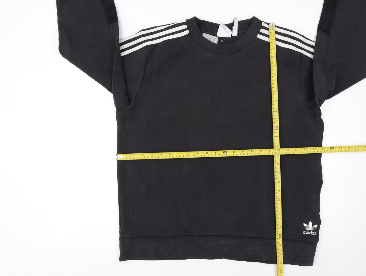 Mens UK Size L adidas Black Pullover Sweatshirt
