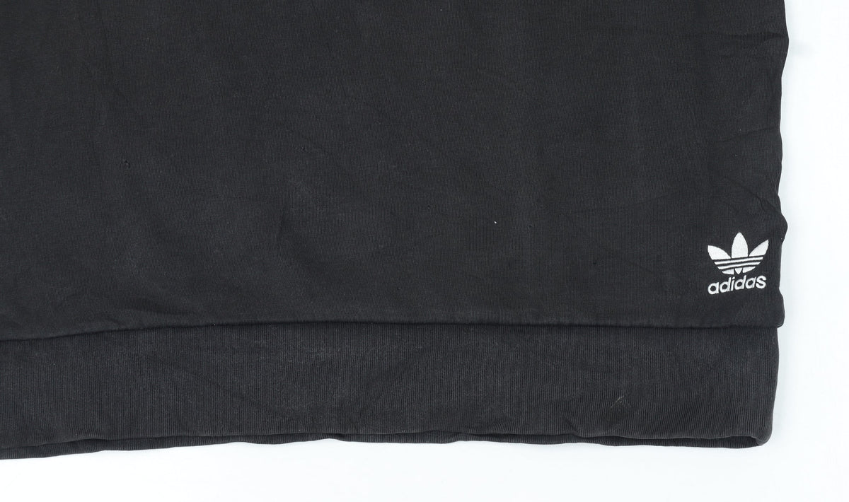 Mens UK Size L adidas Black Pullover Sweatshirt