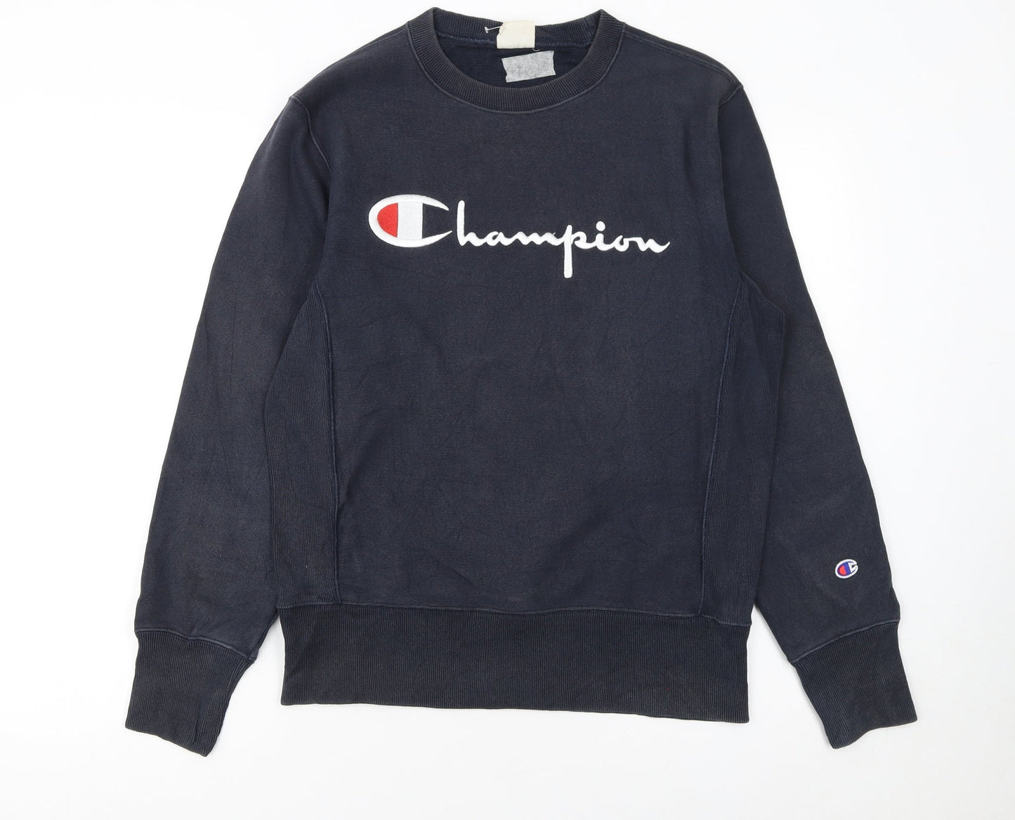 Mens UK Size M Champion Blue Pullover Sweatshirt