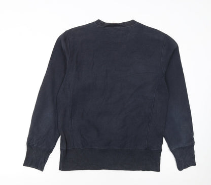 Mens UK Size M Champion Blue Pullover Sweatshirt
